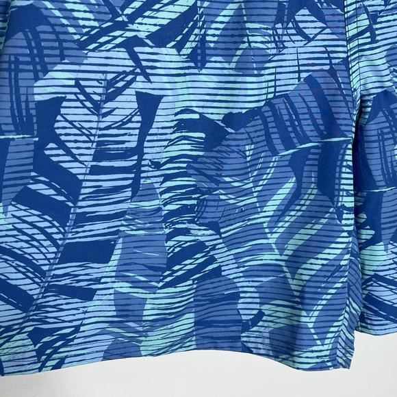 Vineyard Vines 7” Chappy Trunks Camo Bayside Blue Mens XXL Tropical Swim - Picture 3 of 7